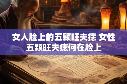 女人脸上的五颗旺夫痣 女性五颗旺夫痣何在脸上