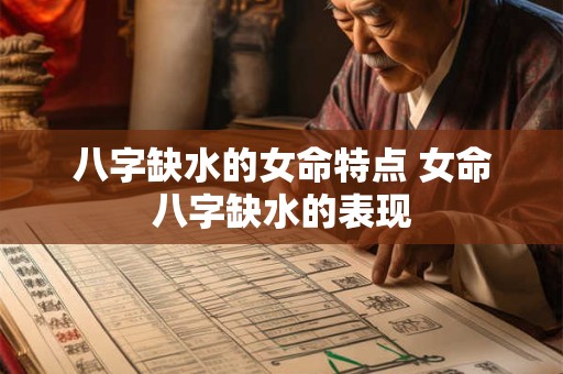 八字缺水的女命特点 女命八字缺水的表现