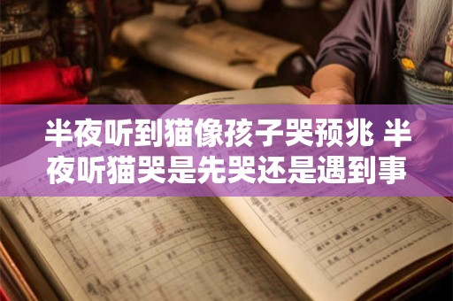 半夜听到猫像孩子哭预兆 半夜听猫哭是先哭还是遇到事了