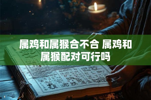 属鸡和属猴合不合 属鸡和属猴配对可行吗