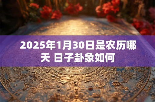 2025年1月30日是农历哪天 日子卦象如何