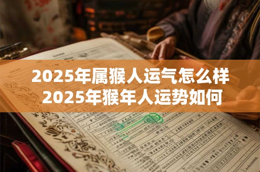 2025年属猴人运气怎么样 2025年猴年人运势如何