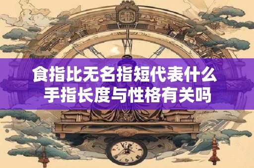 食指比无名指短代表什么 手指长度与性格有关吗