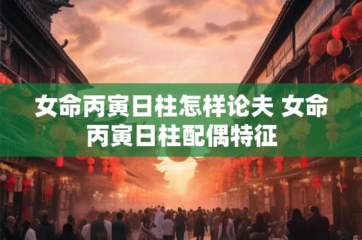 女命丙寅日柱怎样论夫 女命丙寅日柱配偶特征