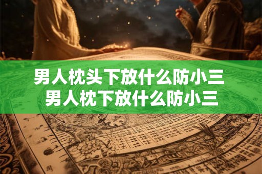 男人枕头下放什么防小三 男人枕下放什么防小三