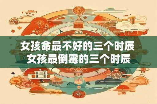 女孩命最不好的三个时辰 女孩最倒霉的三个时辰