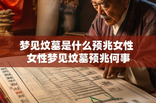 梦见坟墓是什么预兆女性 女性梦见坟墓预兆何事