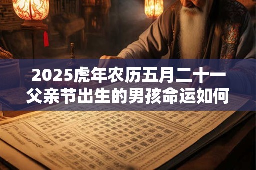 2025虎年农历五月二十一父亲节出生的男孩命运如何
