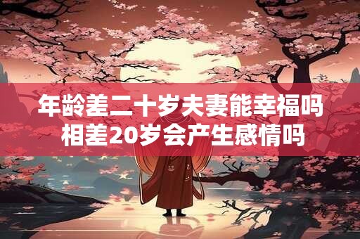 年龄差二十岁夫妻能幸福吗 相差20岁会产生感情吗
