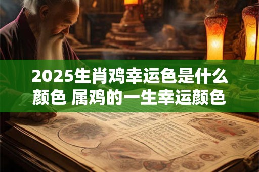 2025生肖鸡幸运色是什么颜色 属鸡的一生幸运颜色查询！