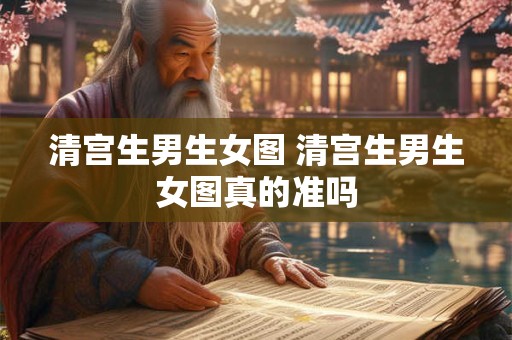 清宫生男生女图 清宫生男生女图真的准吗