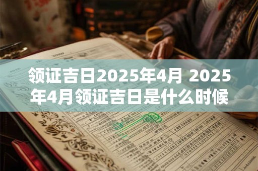 领证吉日2025年4月 2025年4月领证吉日是什么时候