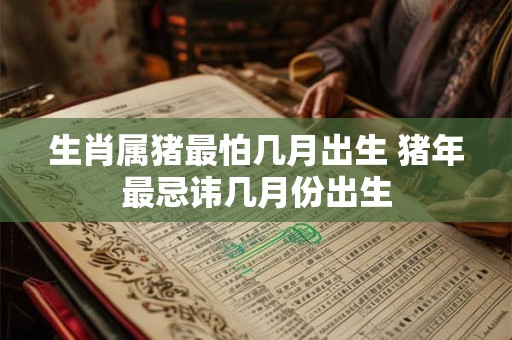 生肖属猪最怕几月出生 猪年最忌讳几月份出生