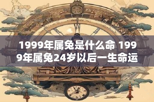 1999年属兔是什么命 1999年属兔24岁以后一生命运