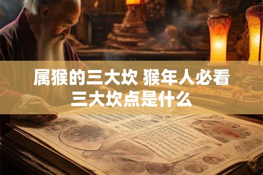 属猴的三大坎 猴年人必看三大坎点是什么