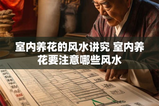 室内养花的风水讲究 室内养花要注意哪些风水