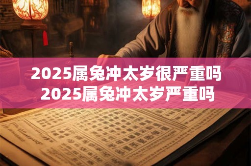 2025属兔冲太岁很严重吗 2025属兔冲太岁严重吗