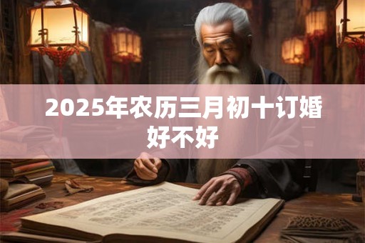 2025年农历三月初十订婚好不好 2025年农历三月初十订婚好不好