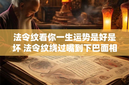 法令纹看你一生运势是好是坏 法令纹绕过嘴到下巴面相