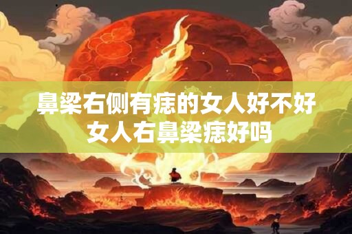 鼻梁右侧有痣的女人好不好 女人右鼻梁痣好吗