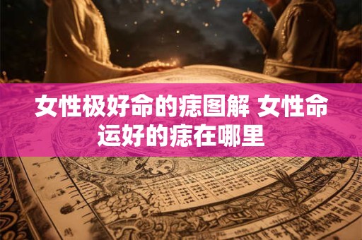 女性极好命的痣图解 女性命运好的痣在哪里