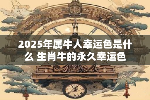 2025年属牛人幸运色是什么 生肖牛的永久幸运色