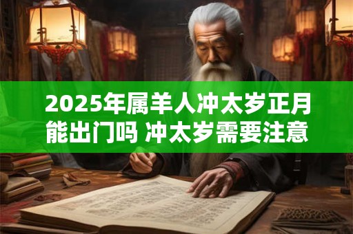 2025年属羊人冲太岁正月能出门吗 冲太岁需要注意什么