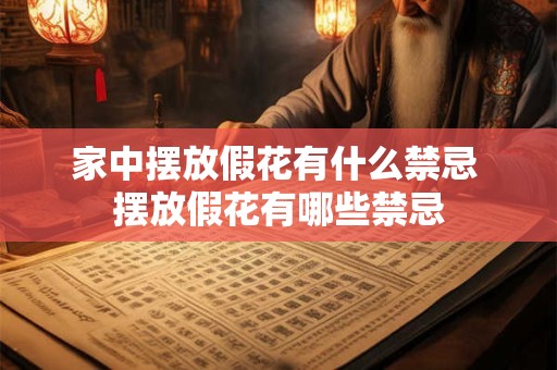 家中摆放假花有什么禁忌 摆放假花有哪些禁忌