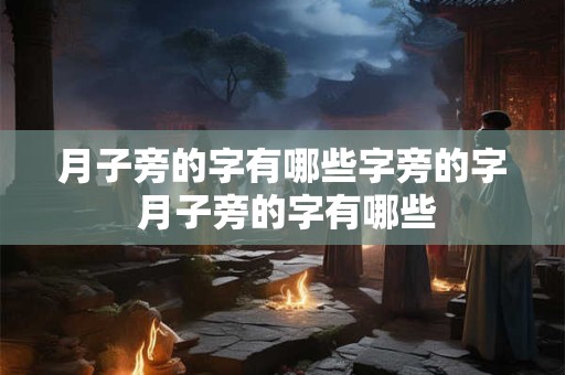 月子旁的字有哪些字旁的字 月子旁的字有哪些