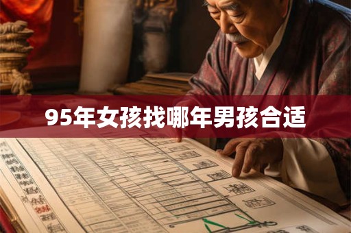 95年女孩找哪年男孩合适