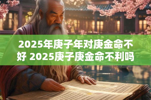 2025年庚子年对庚金命不好 2025庚子庚金命不利吗