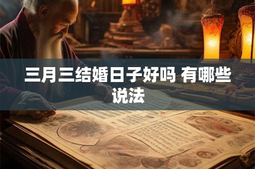 三月三结婚日子好吗 有哪些说法