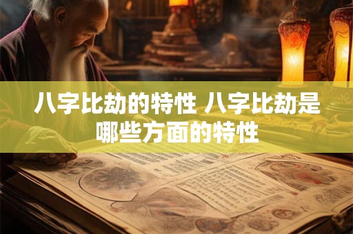 八字比劫的特性 八字比劫是哪些方面的特性