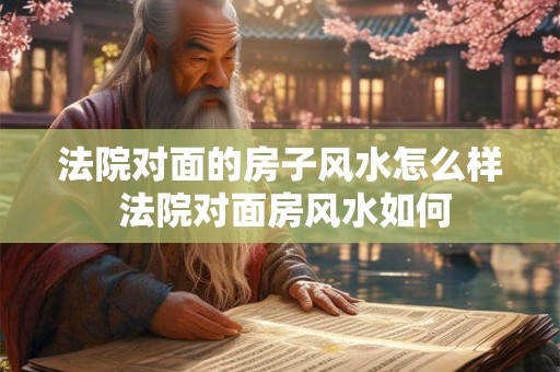 法院对面的房子风水怎么样 法院对面房风水如何