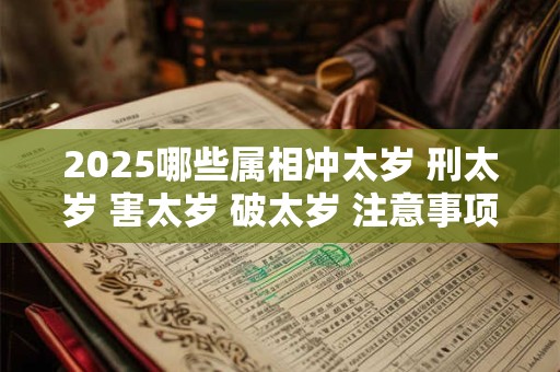 2026哪些属相冲太岁 刑太岁 害太岁 破太岁 注意事项有什么 2026哪些属相冲太岁 刑太岁 害太岁 破太岁 注意事项有什么