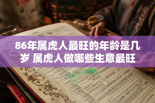 86年属虎人最旺的年龄是几岁 属虎人做哪些生意最旺
