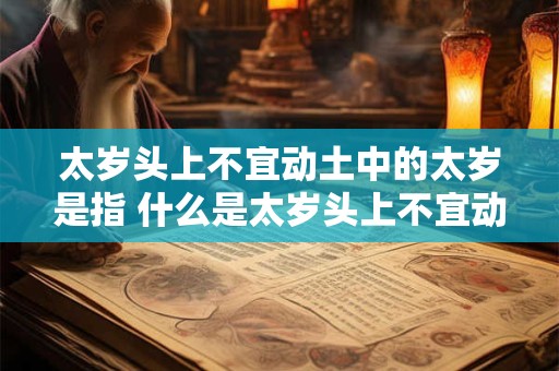 太岁头上不宜动土中的太岁是指 什么是太岁头上不宜动土