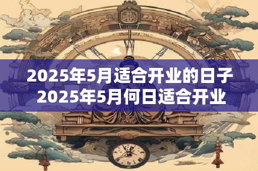 2025年5月适合开业的日子 2025年5月何日适合开业