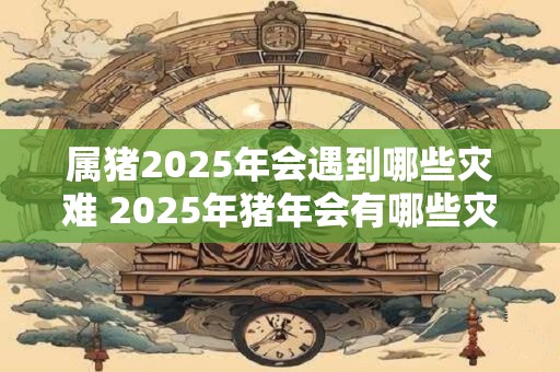 属猪2025年会遇到哪些灾难 2025年猪年会有哪些灾难