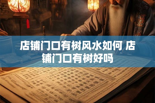 店铺门口有树风水如何 店铺门口有树好吗