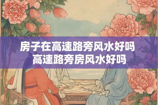 房子在高速路旁风水好吗 高速路旁房风水好吗
