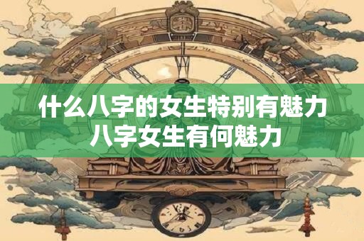 什么八字的女生特别有魅力 八字女生有何魅力