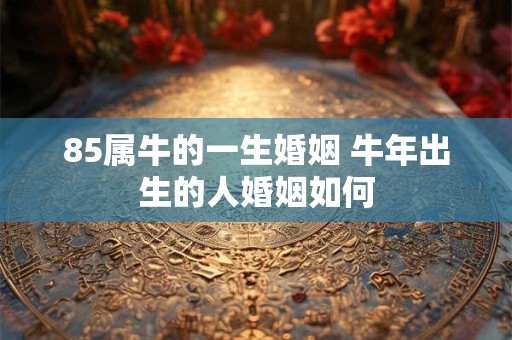 85属牛的一生婚姻 牛年出生的人婚姻如何