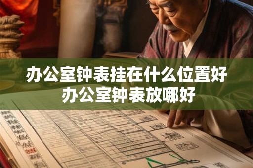 办公室钟表挂在什么位置好 办公室钟表放哪好