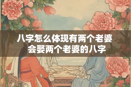 八字怎么体现有两个老婆  会娶两个老婆的八字