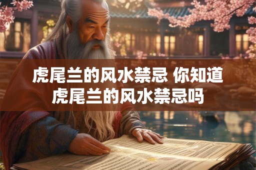 虎尾兰的风水禁忌 你知道虎尾兰的风水禁忌吗
