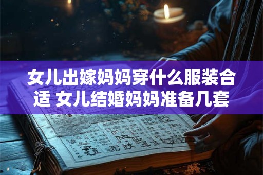 女儿出嫁妈妈穿什么服装合适 女儿结婚妈妈准备几套衣服