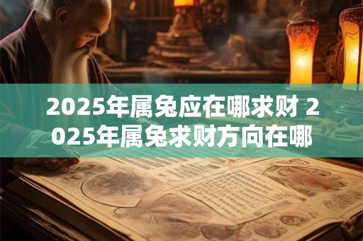 2025年属兔应在哪求财 2025年属兔求财方向在哪
