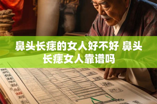 鼻头长痣的女人好不好 鼻头长痣女人靠谱吗