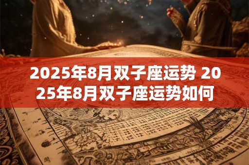 2025年8月双子座运势 2025年8月双子座运势如何